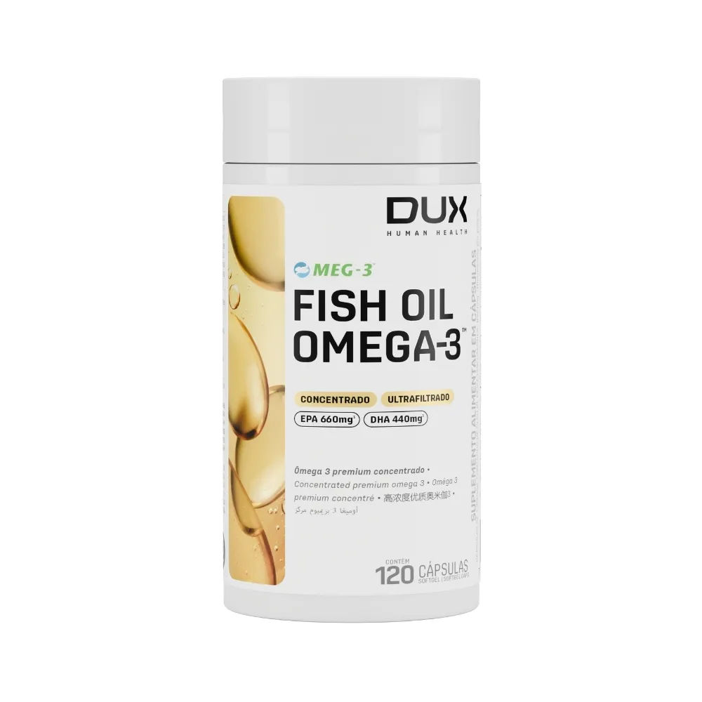 Fish Oil Omega 3 Dux Com 120 Capsulas