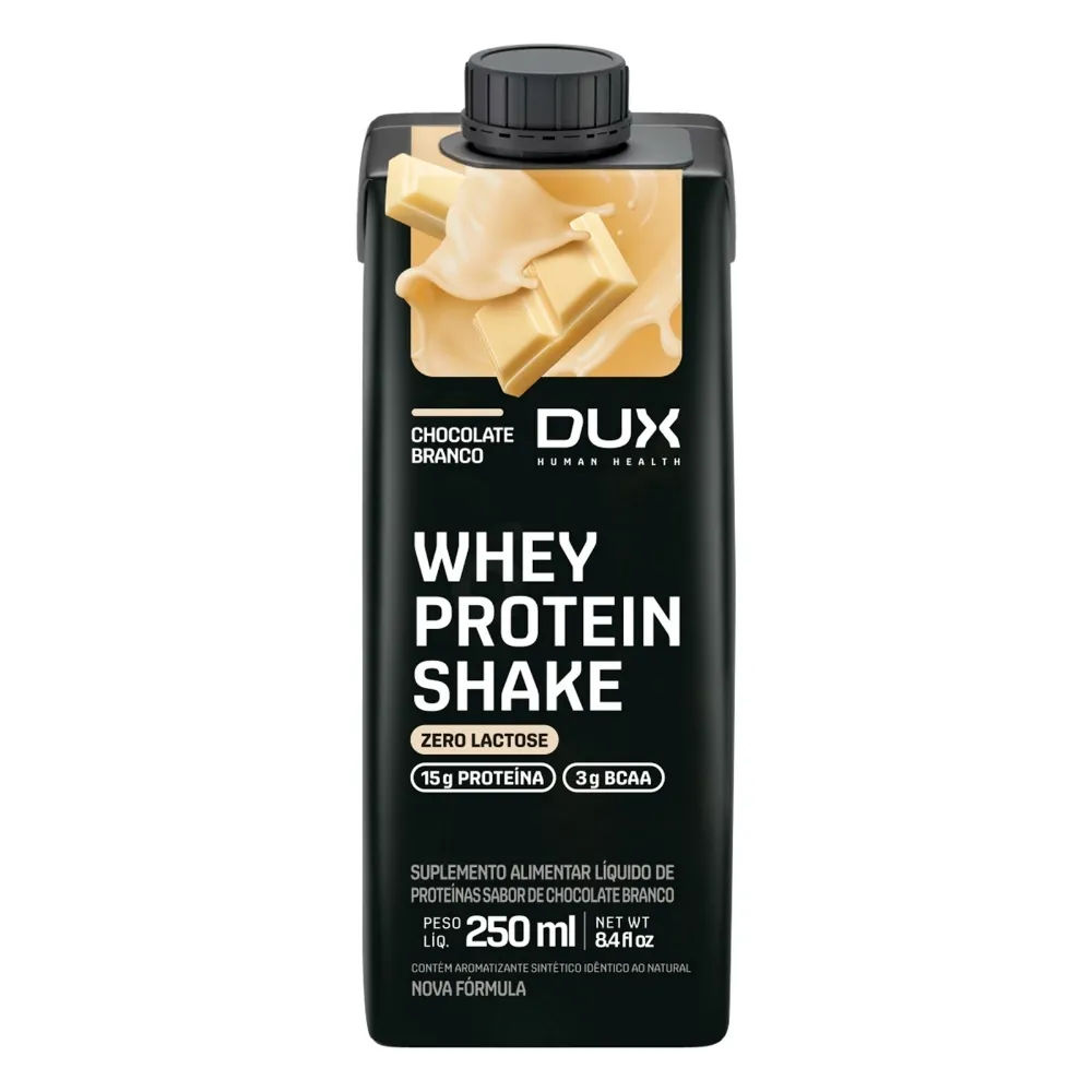 Whey Protein Dux 250ml Chocolate Branco