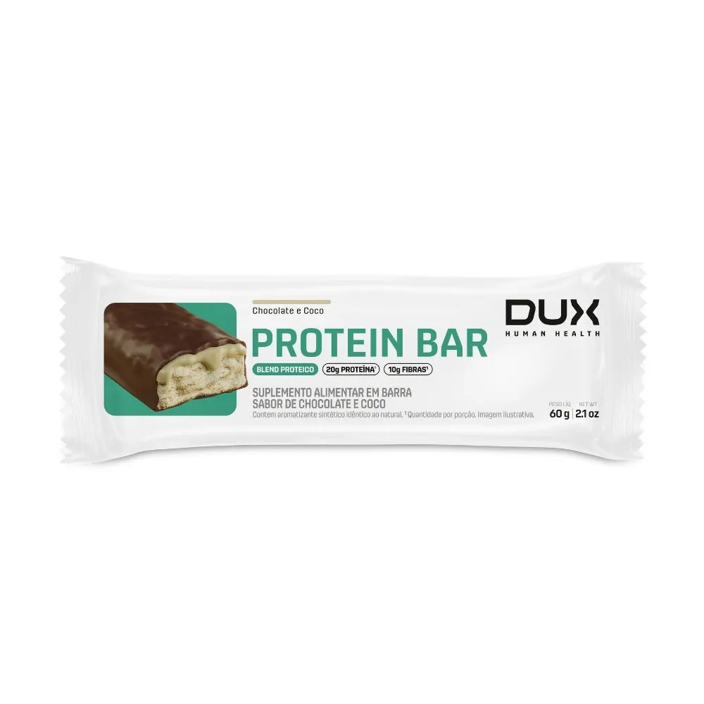 Barra Dux Protein Bar 60gr Chocolate E Coco