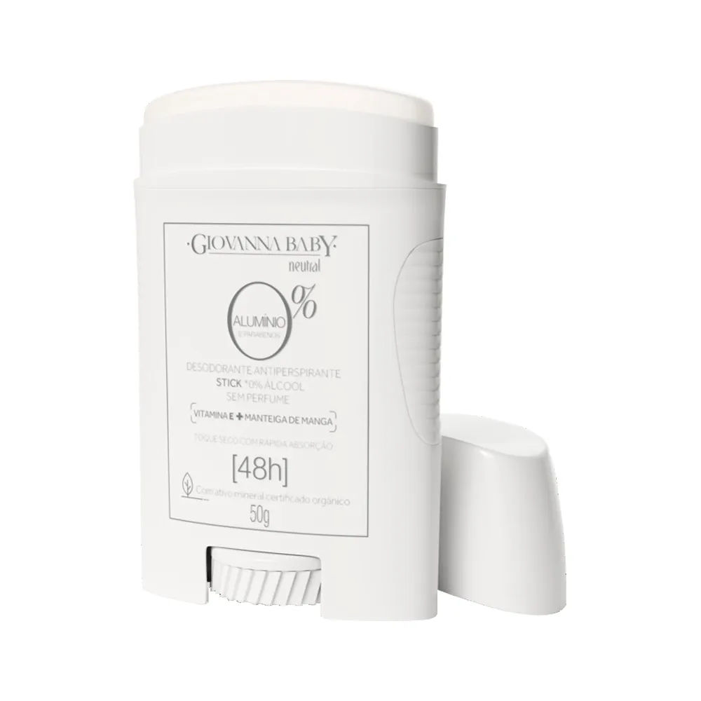 Desodorante Giovanna Baby Neutro Stick Sem Aluminio 50gr