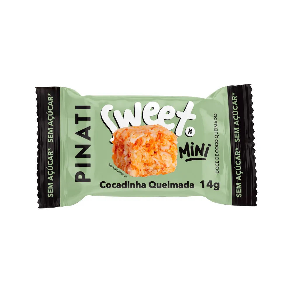 Barra Pinati Sweet Mini 14gr Cocadinha Queimada