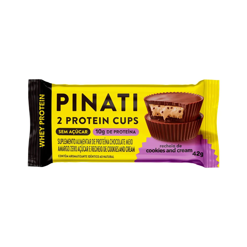 Suplemento Alimentar Protein Cups Pinati Cookies And Cream 42g
