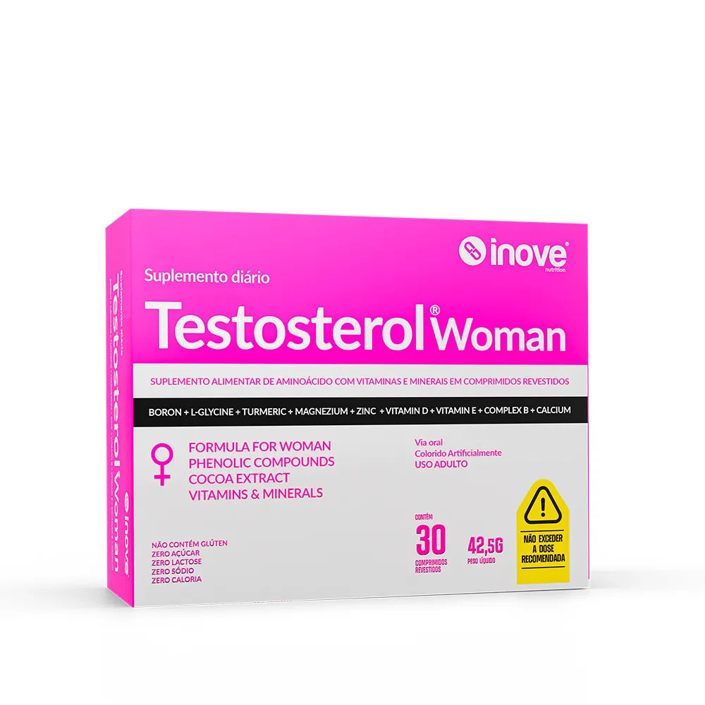 Testosterol Woman Com 30 Comprimidos Revestidos Inove