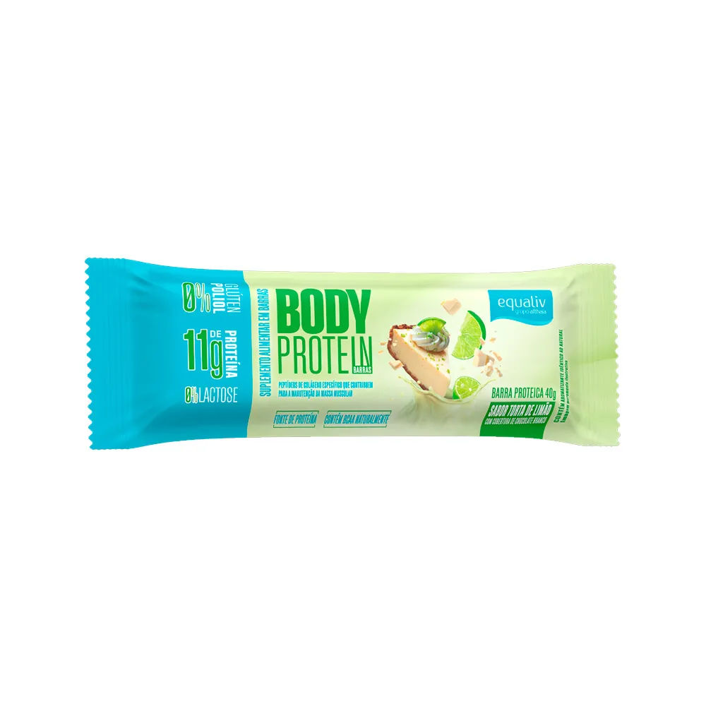 Barra Proteica Equaliv Body Protein Torta De Limao 40g