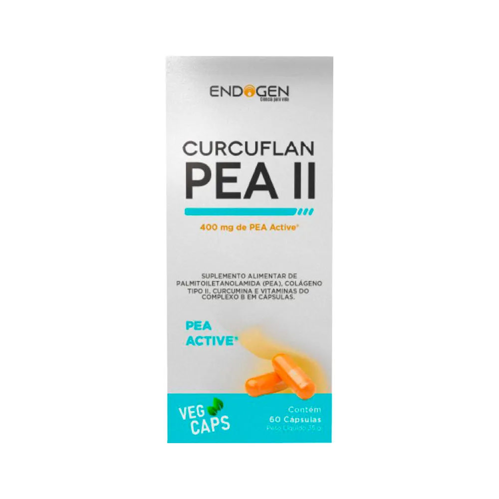 Curcuflan Pea Ii Com 60 Capsulas 400mg