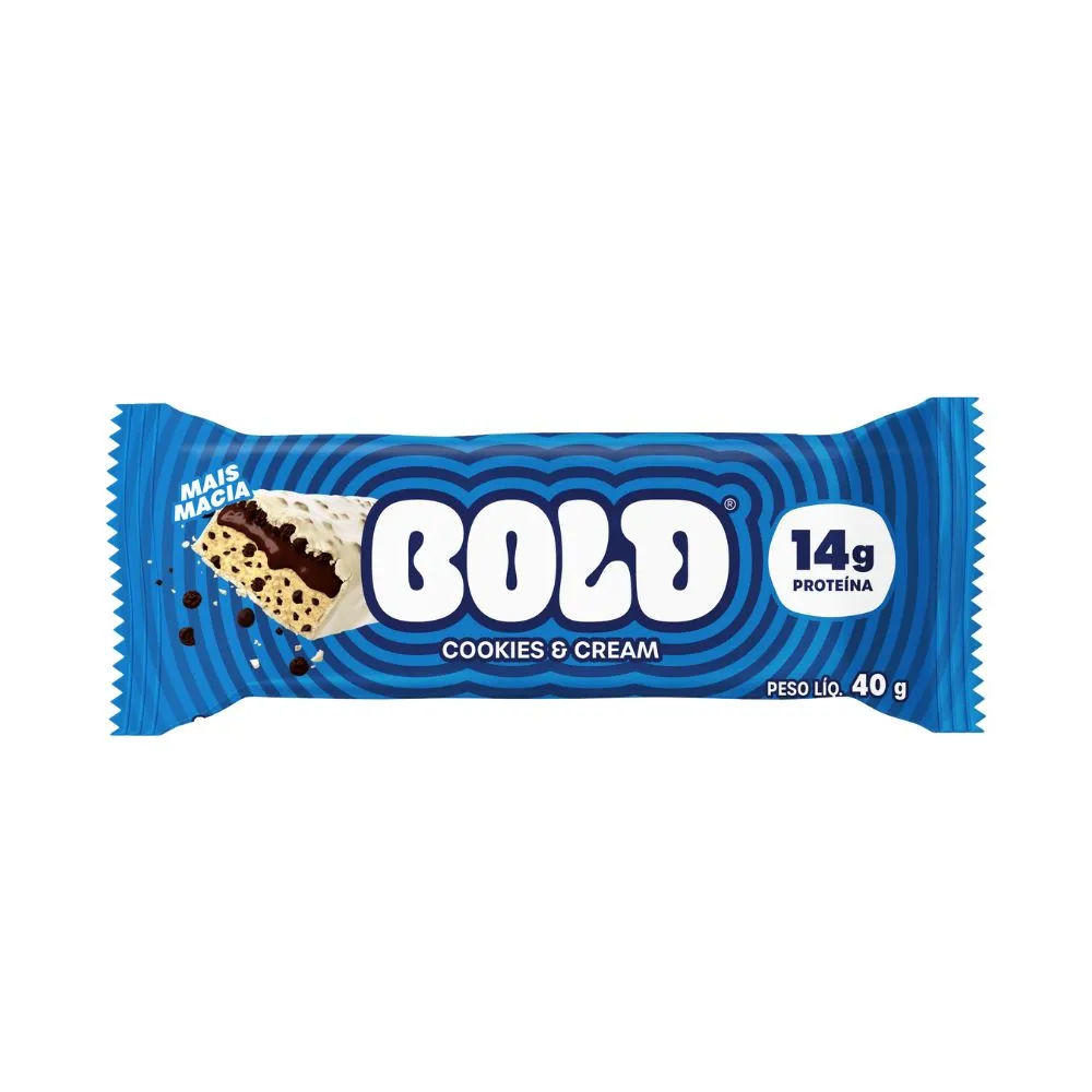 Barra De Proteína Bold Snacks Cookies 40g
