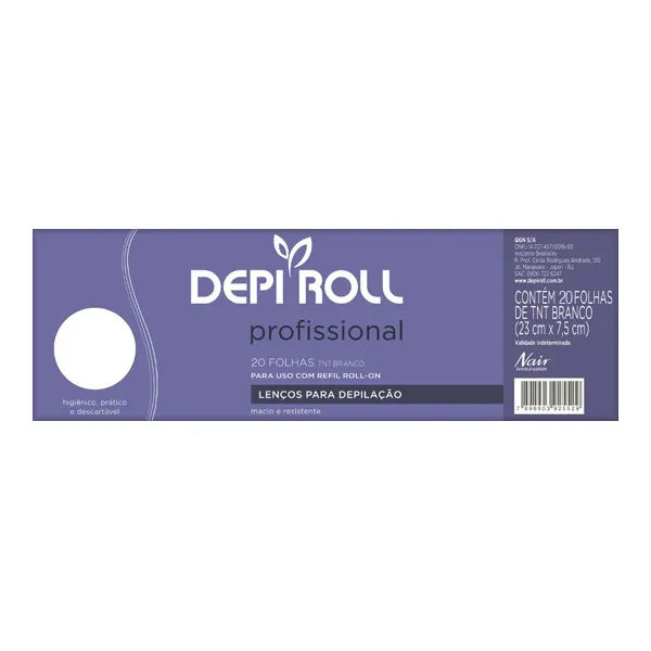 Lenços para Depilação Depi Roll 20 Unidades