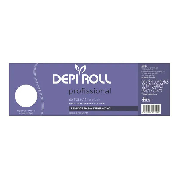 Folha Para Depilação Depi Roll 50 Unidades