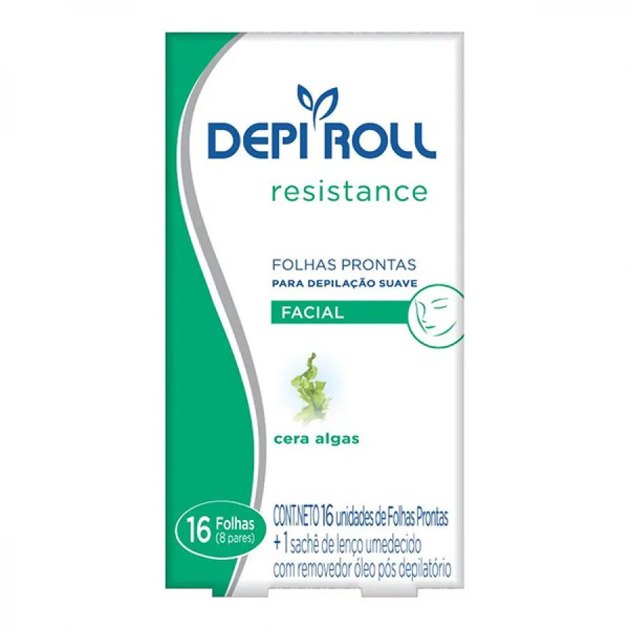 Cera Depilatória Facial Depi Roll Resistance Algas