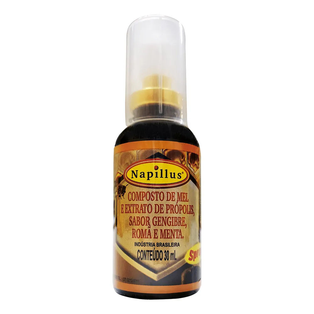 Propolis E Mel Napillus 30ml Gengibre/roma/menta Spray