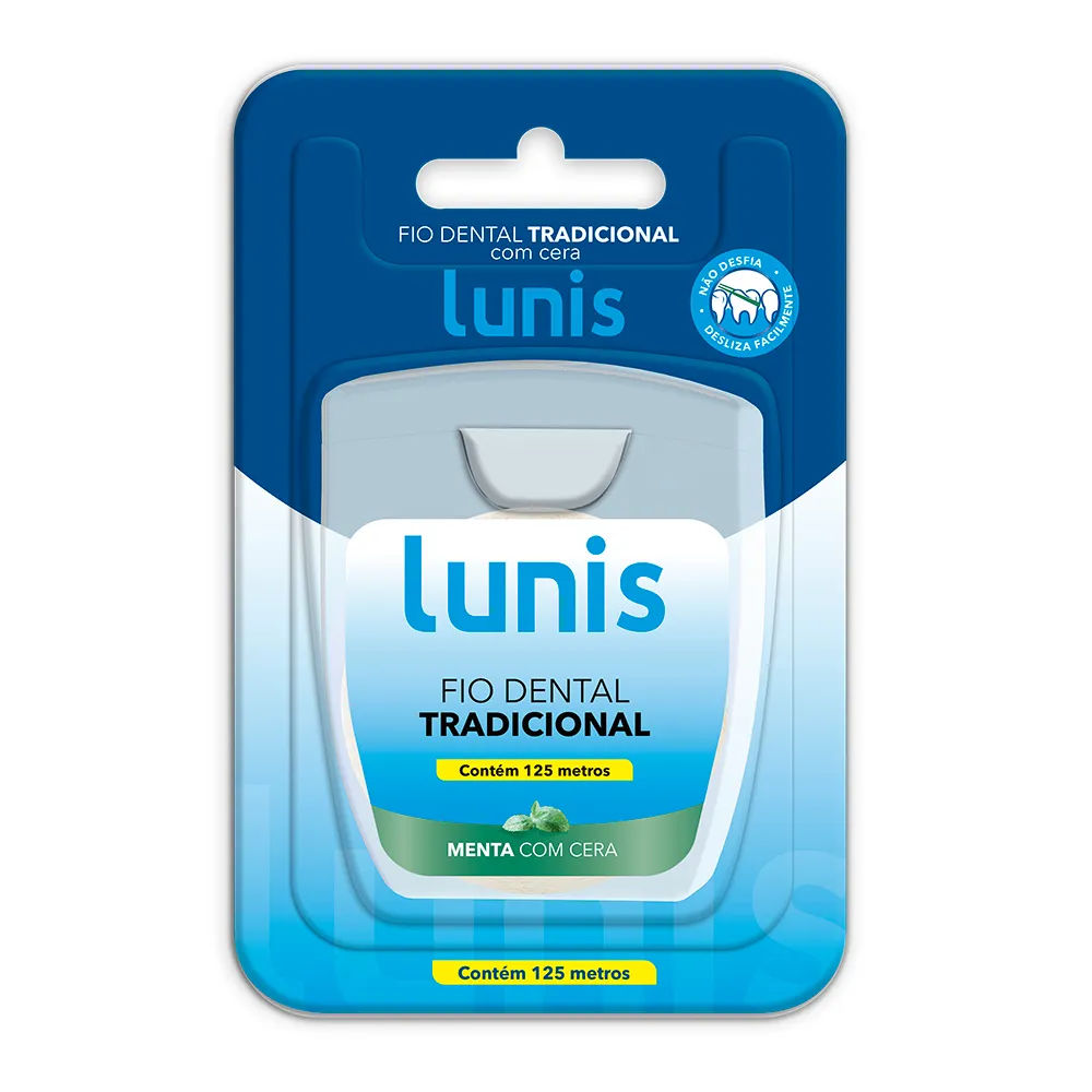 Fio Dental Encerado Lunis
