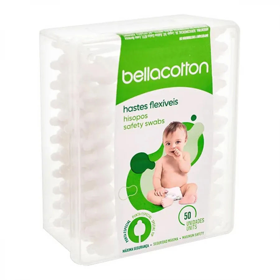 Hastes Bellacotton Baby 50 Unidades