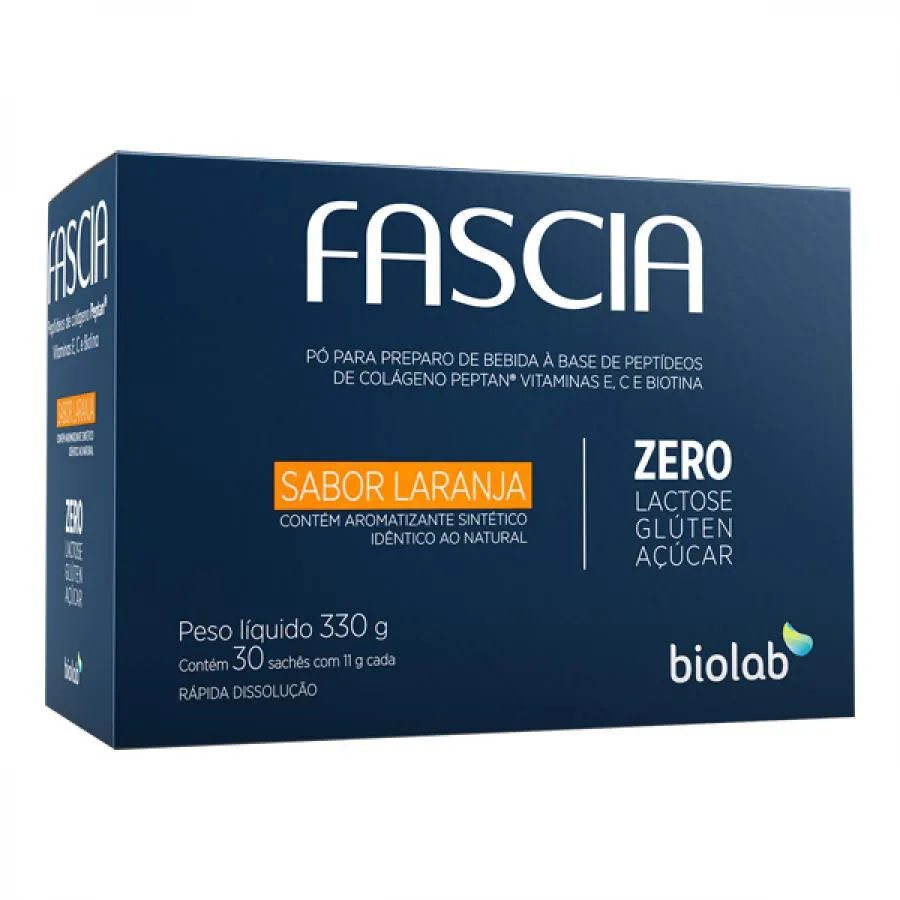 Fascia Sabor Laranja 30 Sachês Biolab