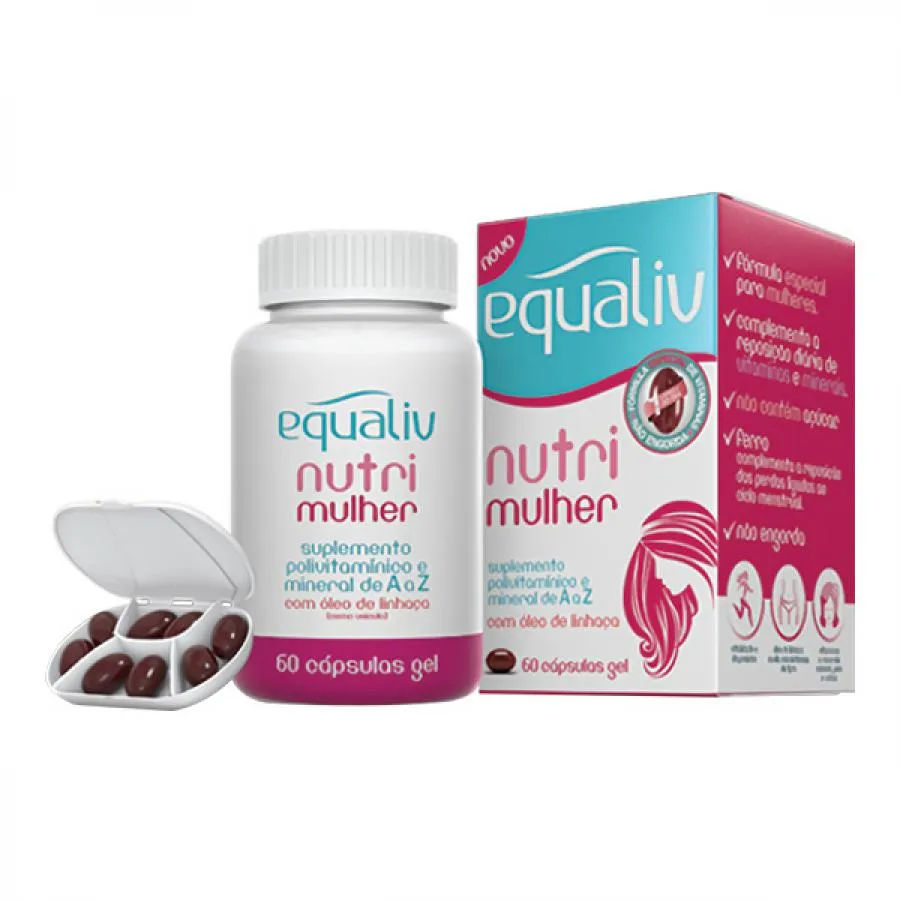 Equaliv Nutri Mulher 60 Cápsulas
