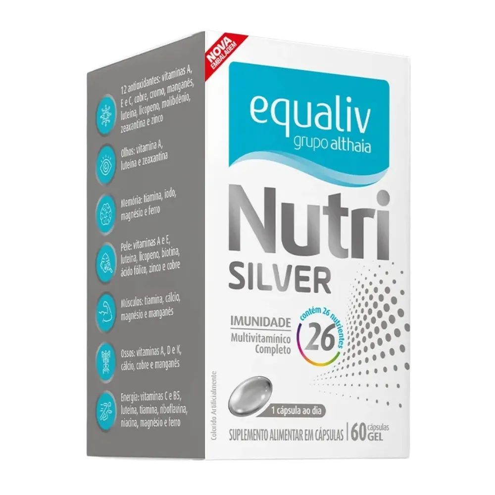 Nutri Silver Equaliv 60 Cápsulas Althaia