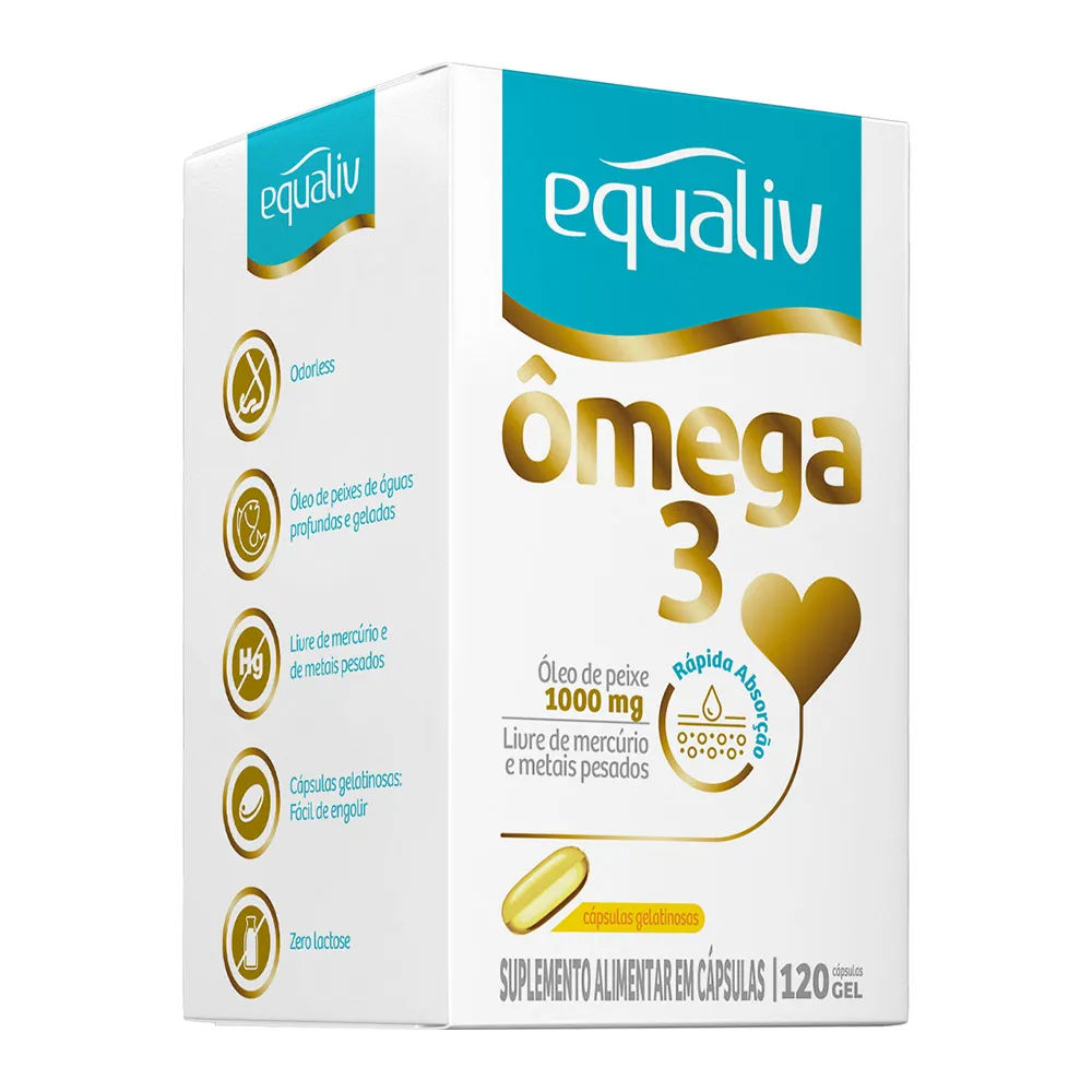 Omega 3 Equaliv 120 cápsulas 1000mg