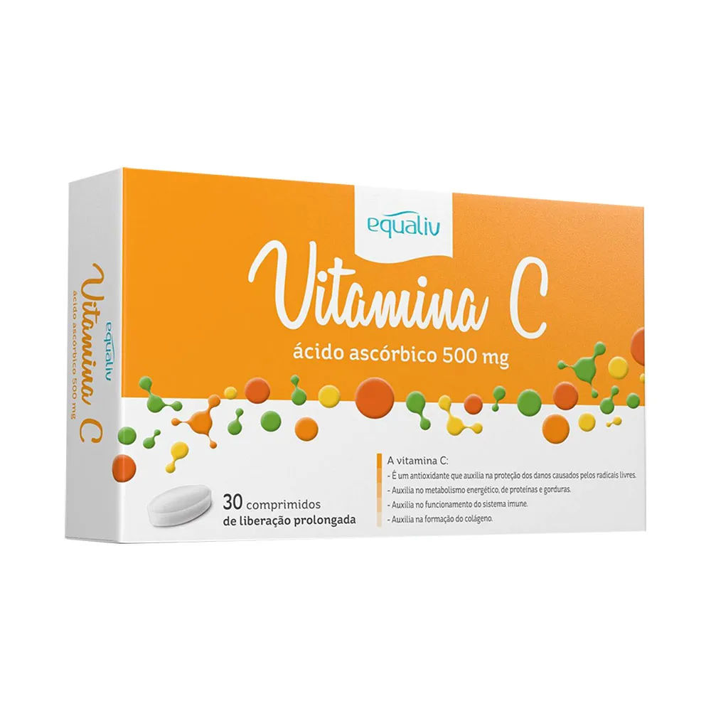 Equaliv Vitamina C 500mg 30 Comprimidos