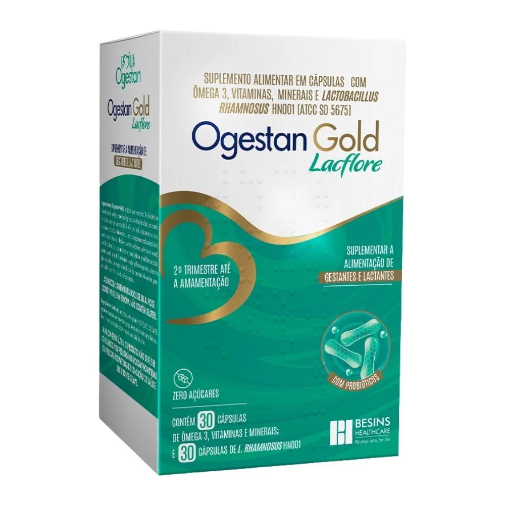 Ogestan Gold Lacflore 30 Cápsulas