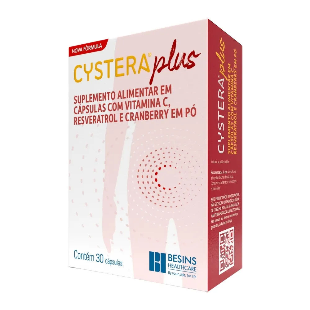 Suplemento Alimentar Cystera Plus 30 Cápsulas