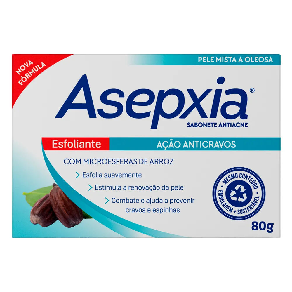 Sabonete em Barra Asepxia Esfoliante 90g