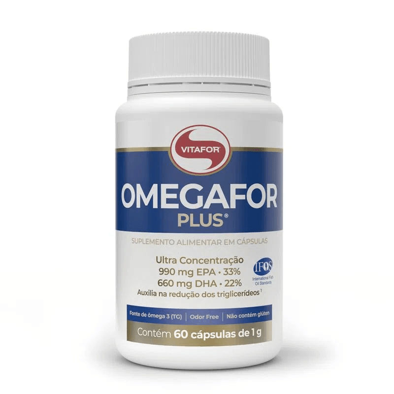 Omegafor Plus 1000mg 60 Cápsulas Vitafor