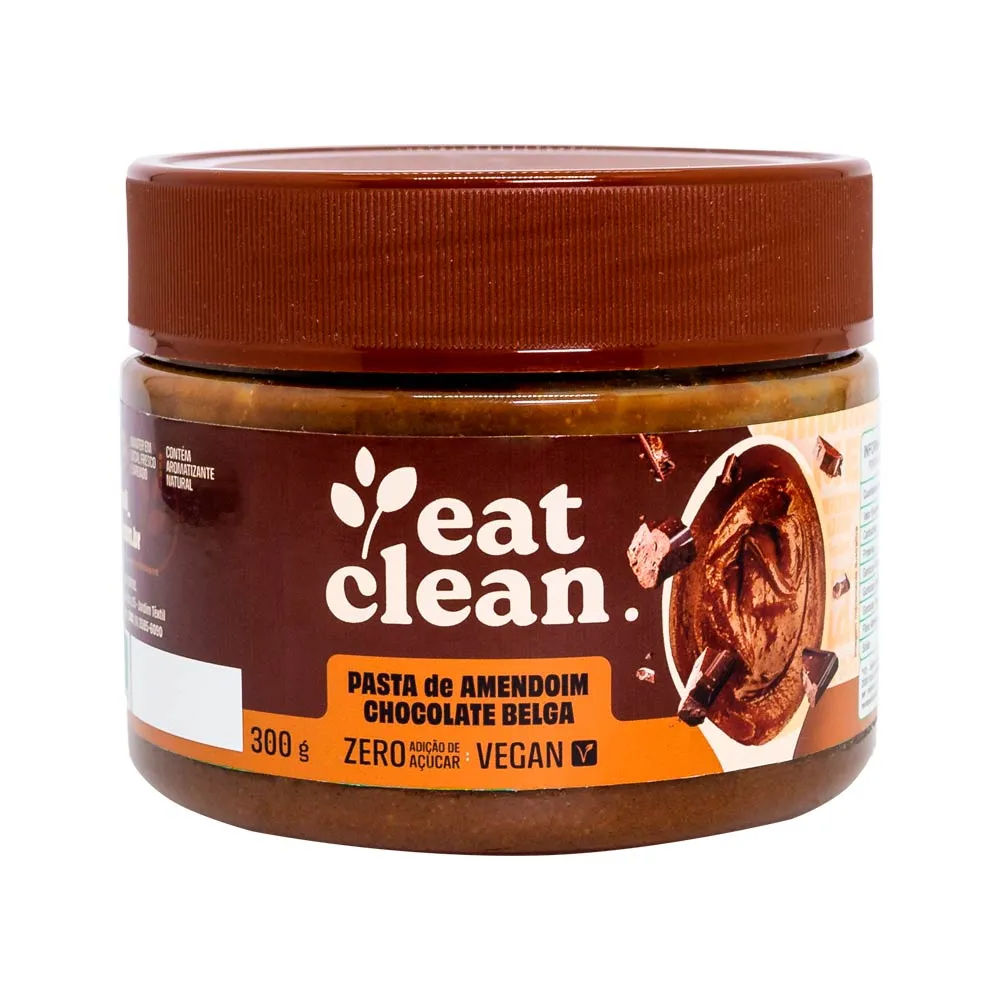 Pasta De Amendoim Eat Clean Chocolate Belga 300gr