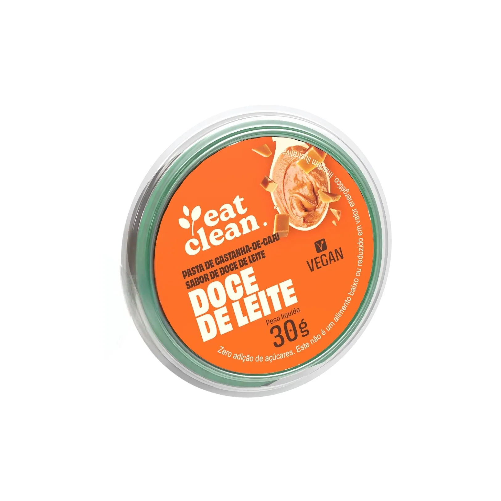Pasta De Castanha De Caju Eat Clean Doce De Leite 30gr