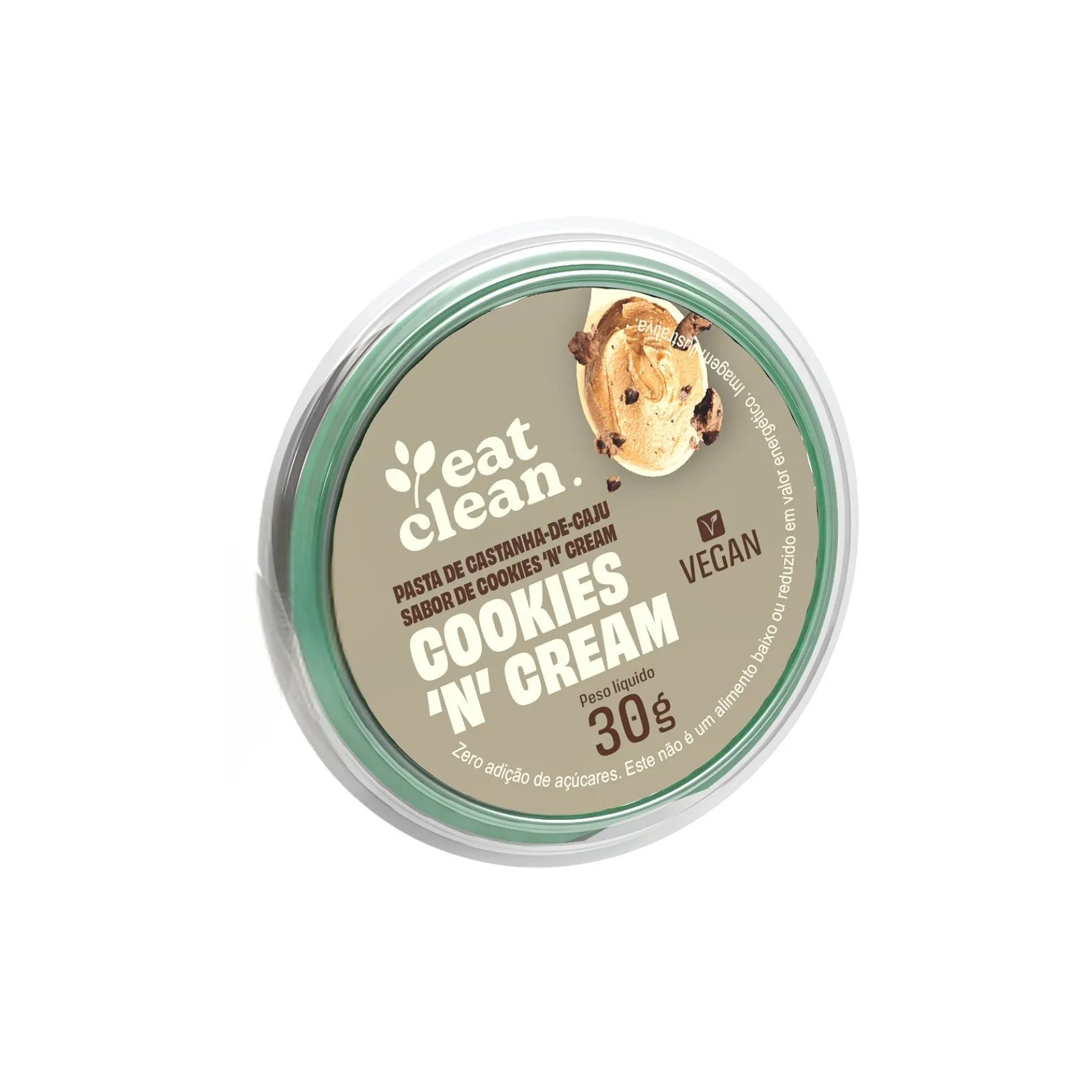 Pasta Castanha De Caju Eat Clean Cookies N Cream 30gr