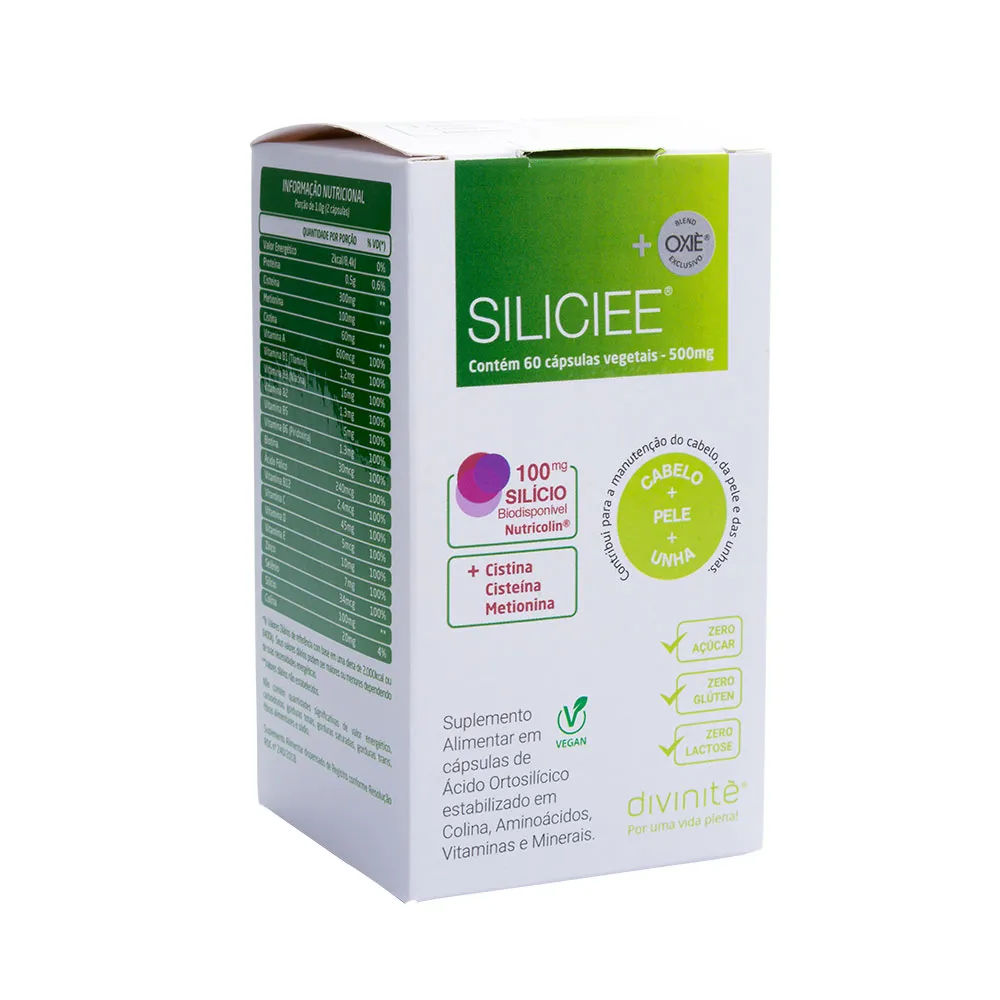 Siliciee 500mg Com 60 Capsulas