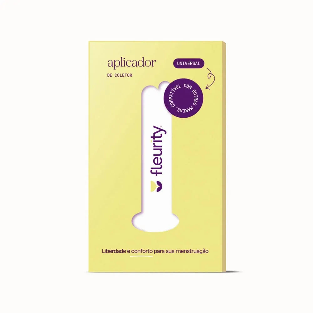 Aplicador De Coletor Menstrual Fleurity Com 1