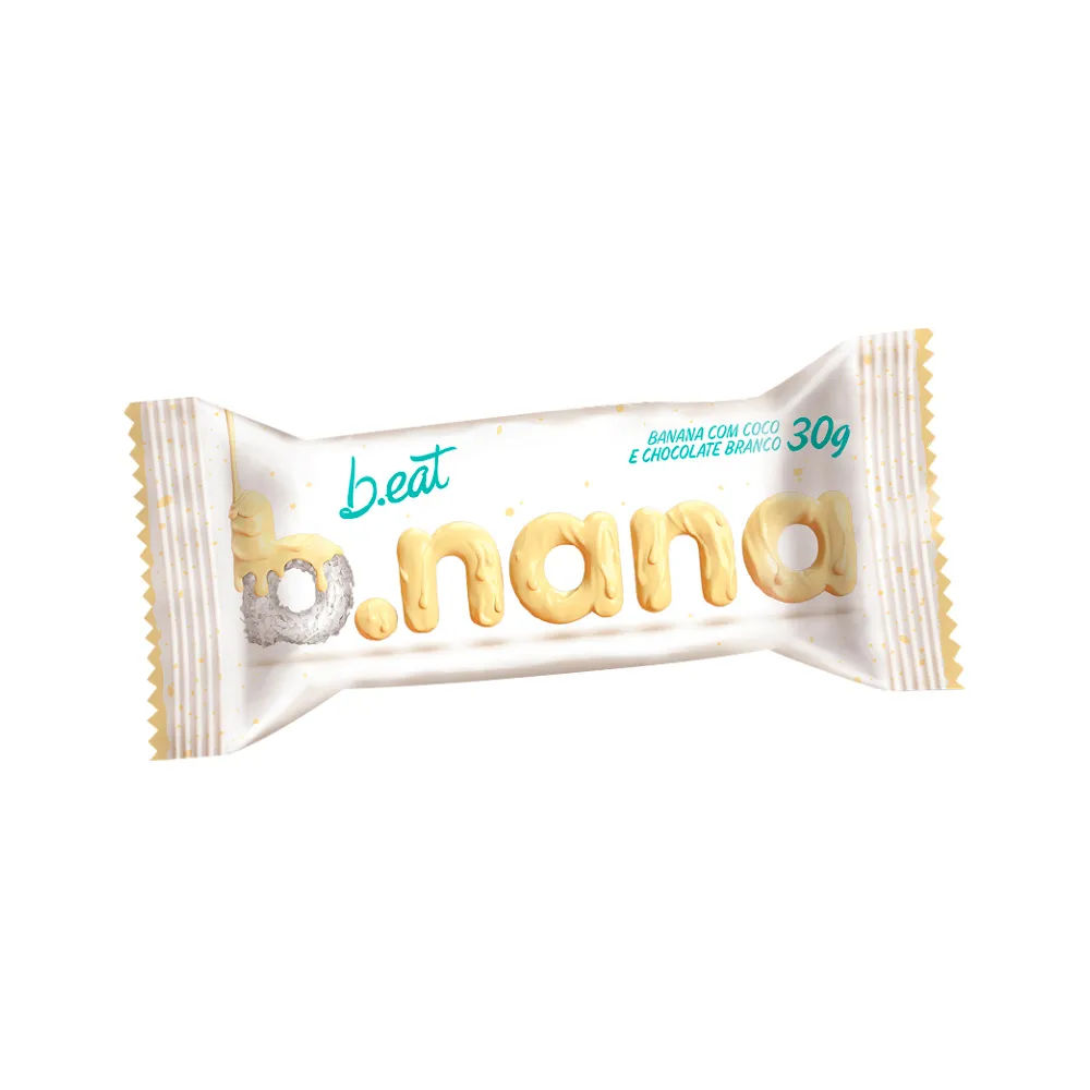 Barra B.nana B.eat 30gr Com Coco E Chocolate Branco