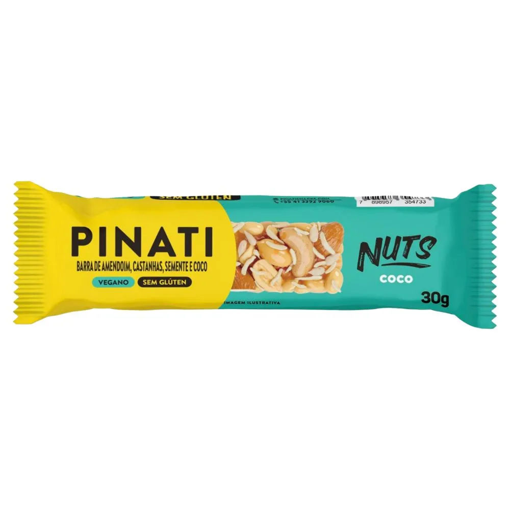 Barra Pinati Nuts Coco 30g