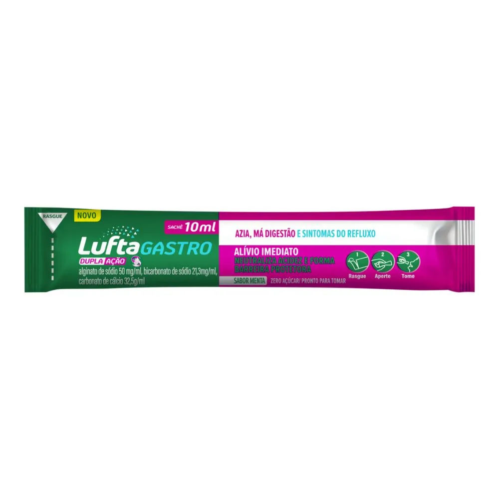 Luftagastro Dupla Ação  50mg/ml Suspensão Menta 10ml Reckitt