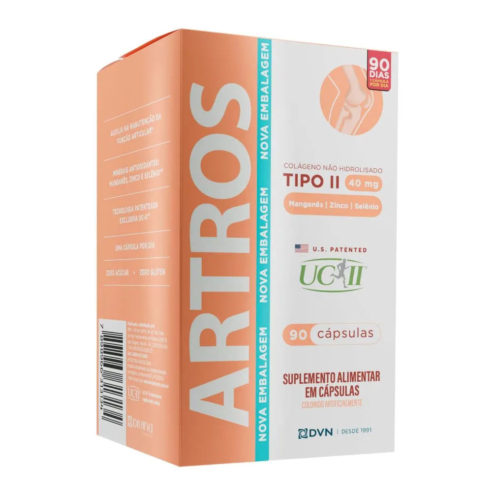 Artros Colágeno UC-II 40mg 90 Cápsulas Divina Pharma