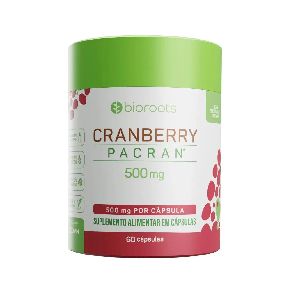 Cranberry 500mg 60 Cápsulas Bioroots Divina Pharma