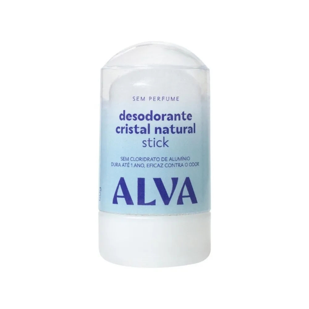 Desodorante Alva Stick 60g Cristal Vegano