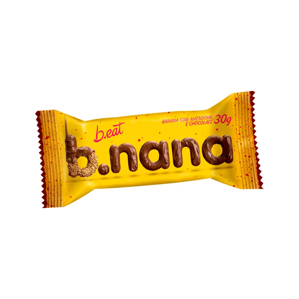 Barra B.nana B.eat 30gr Com Amendoim E Chocolate