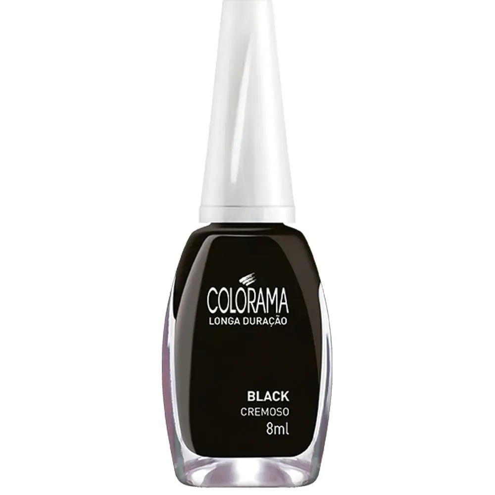Colorama Esmalte Cremoso Black 8ml