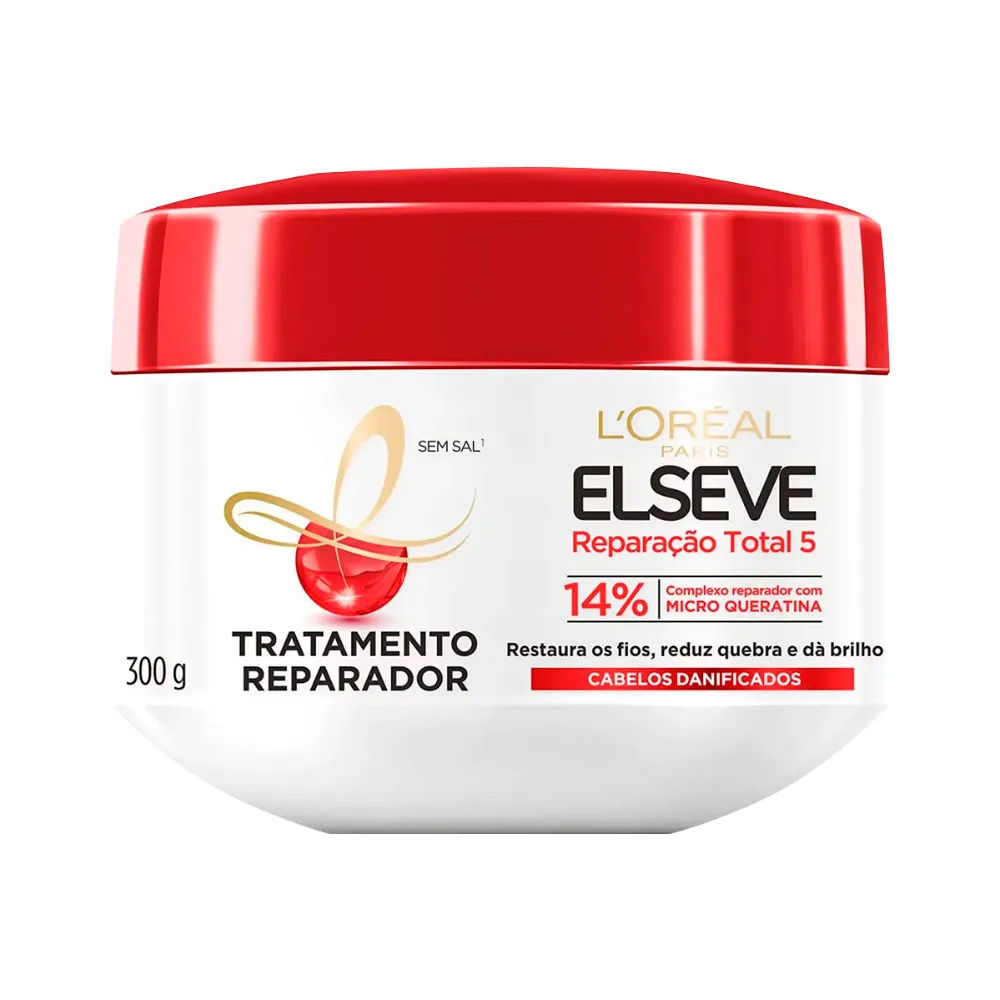 Creme de Tratamento Elseve Reparação Total 5 300ml