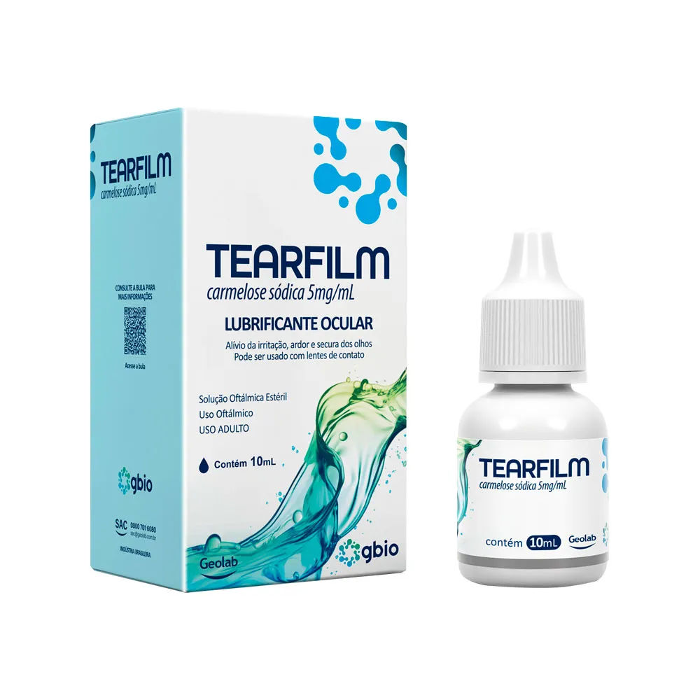 Tearfilm Solução Oftálmica 5mg/mL 10mL Geolab