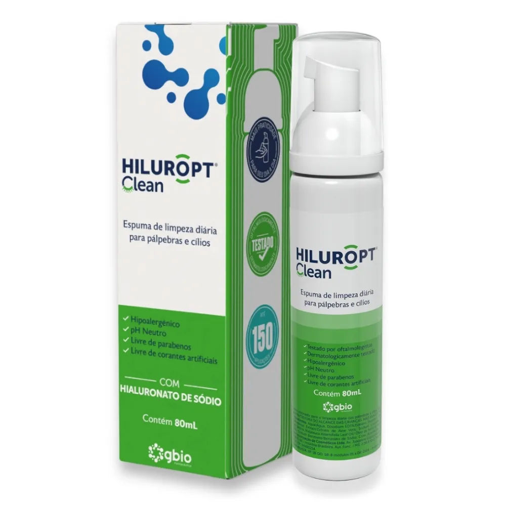 Hiluropt Clean Solução Oftálmica 80ml GBIO