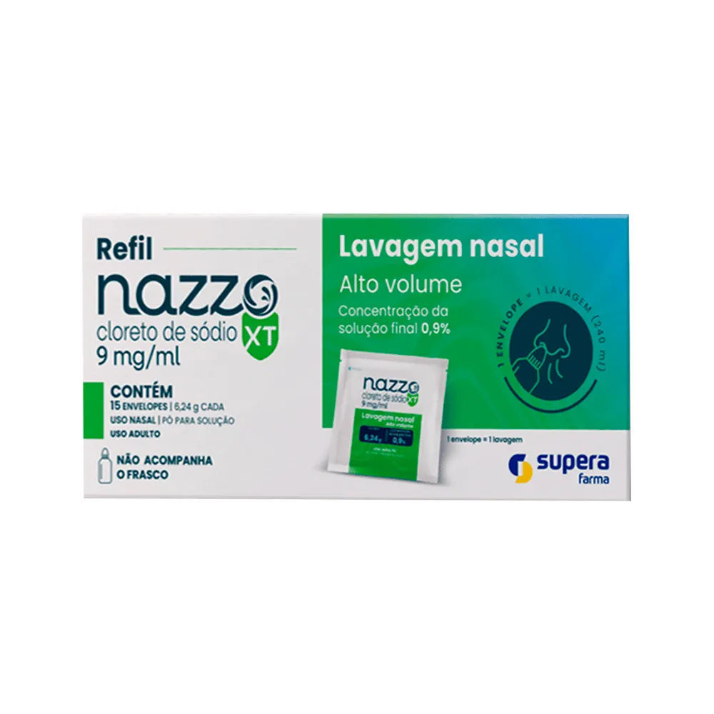 Nazzo XT 240ml + 15 Sachês Refil Supera
