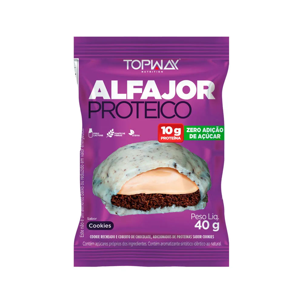 Alfajor Proteico Topway 40gr Cookies