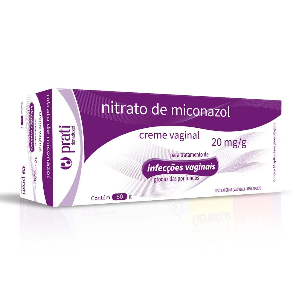 Miconazol Creme Vaginal Genérico Prati-Donaduzzi 20mg/g 80g
