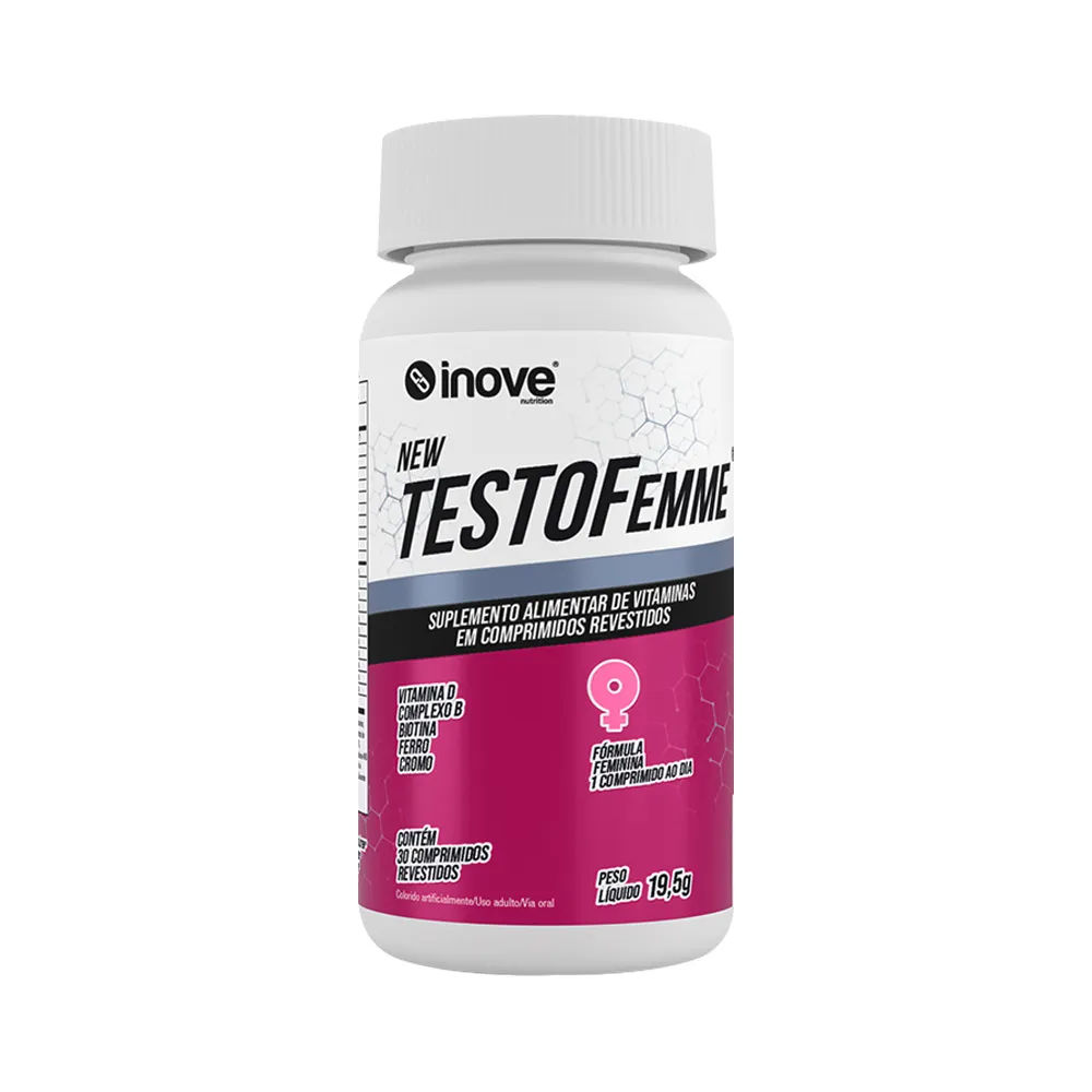 New Testofemme Com 30 Comprimidos Revestidos Inove