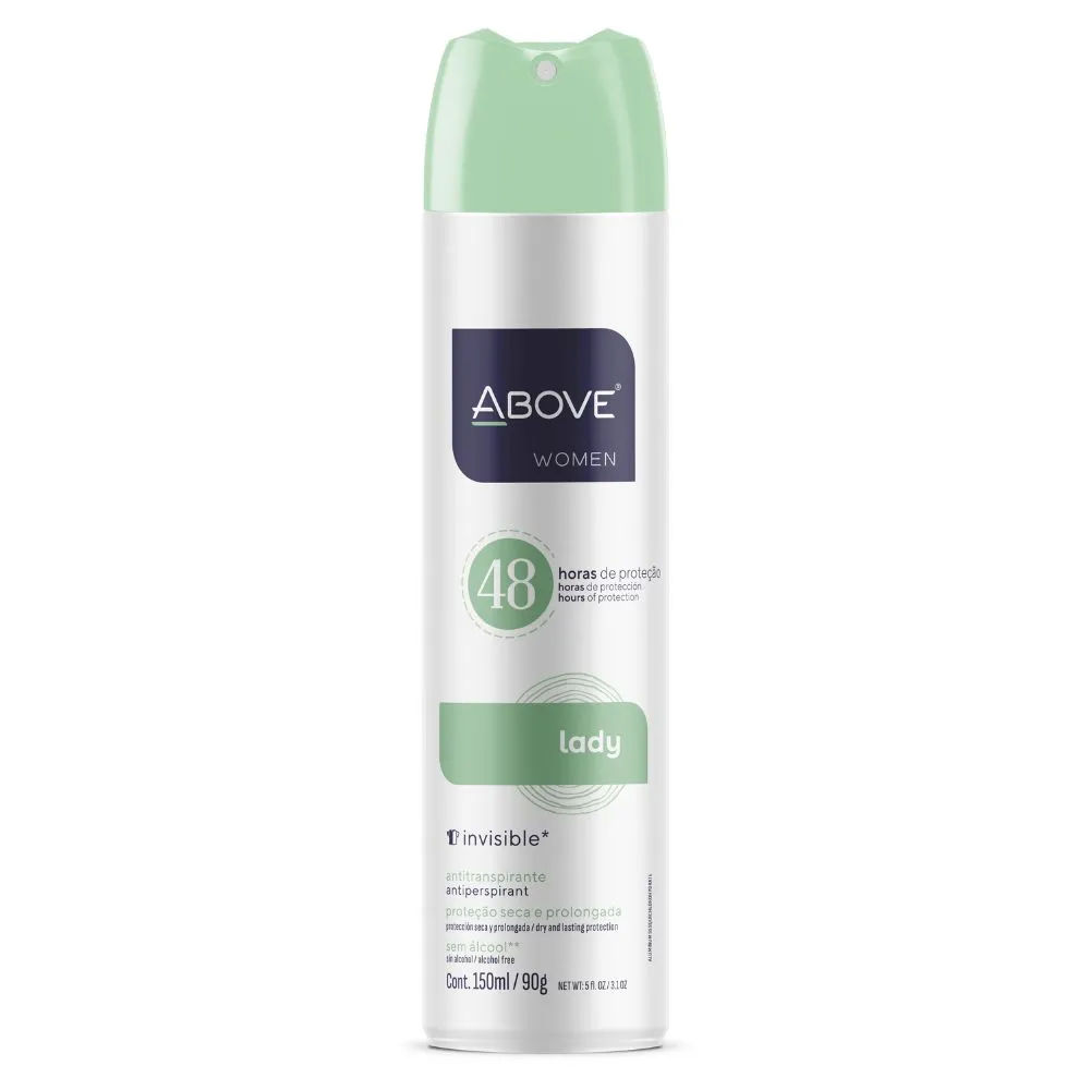 Desodorante Aerossol Above Lady Alum 150ml