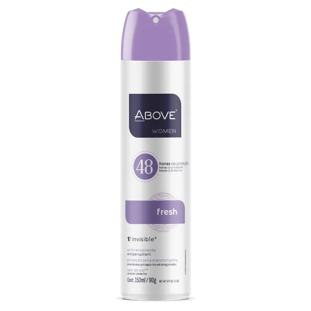 Desodorante Aerossol Above Fresh Alum 150ml