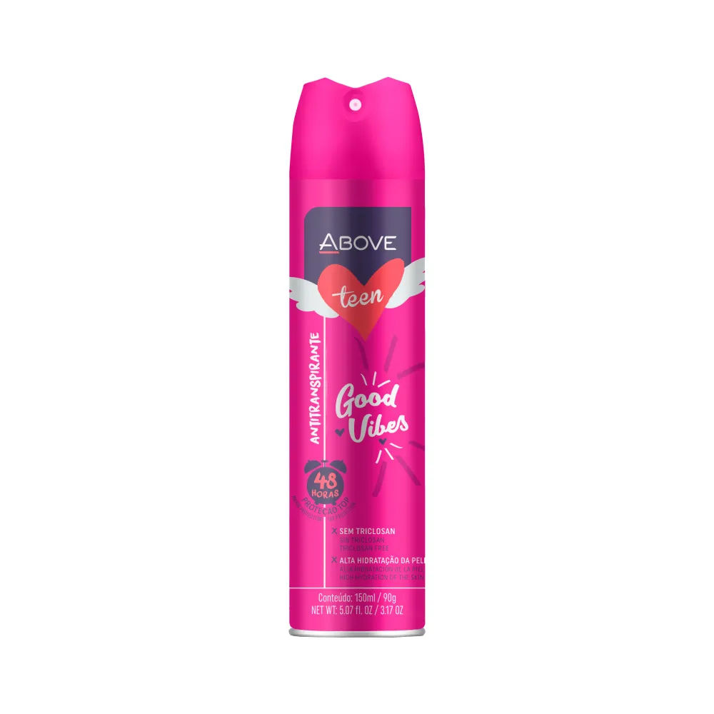 Desodorante Aerossol Above Teen Good Vibes 150ml