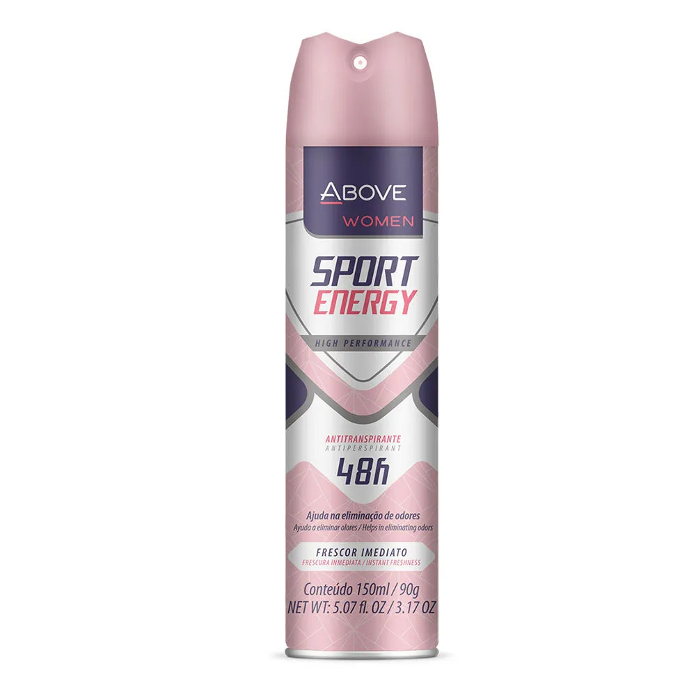 Desodorante Aerossol Above Women Sport Energy 150ml