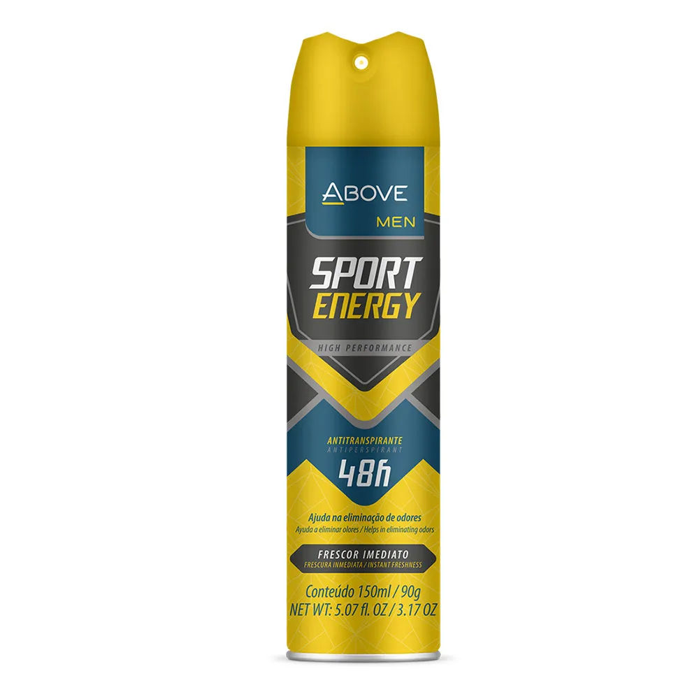 Desodorante Above Men Sport Energy Aerossol 150ml